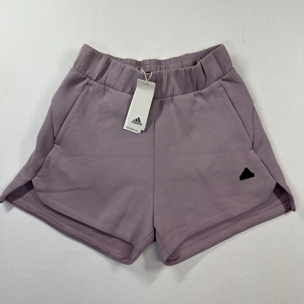 NWT Adidas Z.N.E. Performance Shorts Women S Fig Lilac AEROREADY Sporty Sold Out